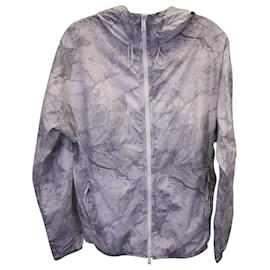 Theory-Theory Joakim Marble-Print Jacket In Gray Nylon-Grey