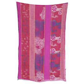 Etro-Etro Écharpe à imprimé cachemire et floral en soie multicolore-Multicolore