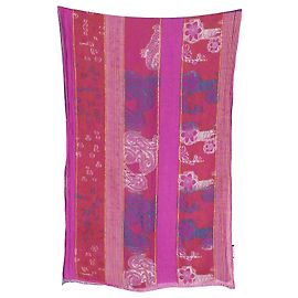 Sciarpa Etro con stampa Paisley e Fiori in Seta Multicolor Altro Stampa python