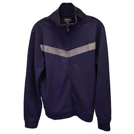 Apc UN.P.C. Giacca Track Jessy in cotone Blu Navy Blu navy