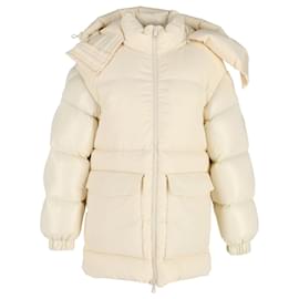 Moncler-Moncler Genie 2 1952 Bressay Daunenjacke aus cremefarbenem Polyamid-Weiß,Roh