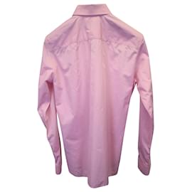 Burberry-Burberry London Hemd aus pastellrosa Baumwolle-Pink