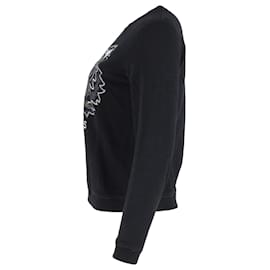 Kenzo-Suéter gráfico Kenzo Upperr em algodão preto-Preto