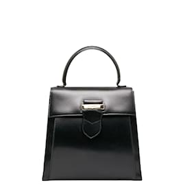 Salvatore Ferragamo-Leather Handbag BR-21 2638-Black