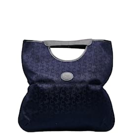 Céline-C Macadam Canvas Bifold Handbag-Blue