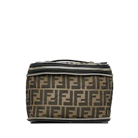 Fendi-Vanity en toile Zucca 26554-Marron