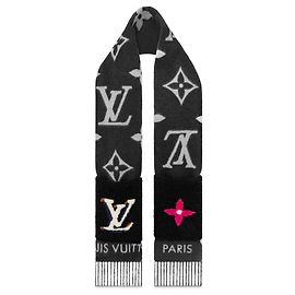 Louis Vuitton Sciarpa LV Teddy Reykjavik nuova Nero