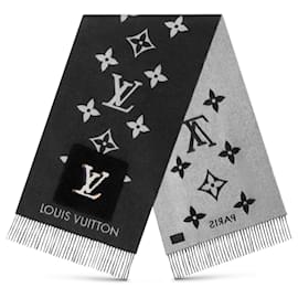 Louis Vuitton-LV Teddy Reykjavik Scarf new-Black