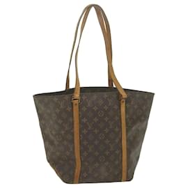 Louis Vuitton-LOUIS VUITTON Monogram Sac Shopping Tote Bag M51108 Auth LV 59041-Monogramme