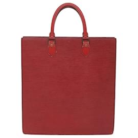 Louis Vuitton-LOUIS VUITTON Bolso de mano Epi Sac Plat Rojo M5274E LV Auth 58961-Roja
