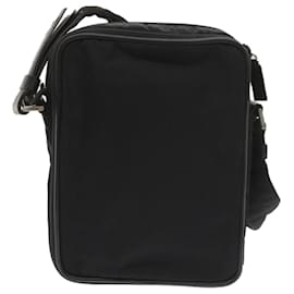 Prada-PRADA Shoulder Bag Nylon Black Auth ar10817-Black