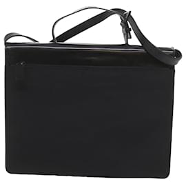 Prada-PRADA Shoulder Bag Nylon Black Auth ar10768-Black