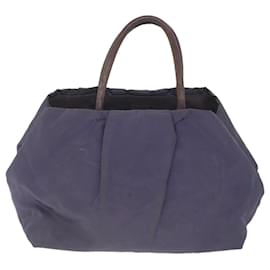 Prada-PRADA Hand Bag Nylon Purple Auth bs9971-Purple