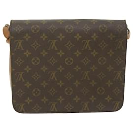 Louis Vuitton-LOUIS VUITTON Monogram Cartouchiere GM Shoulder Bag Vintage M51252 Auth ar10588b-Monogram