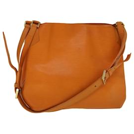 Louis Vuitton-Bolsa de ombro LOUIS VUITTON Epi Mandala MM Laranja Mandarim M5889H LV Auth 59159-Outro,Laranja