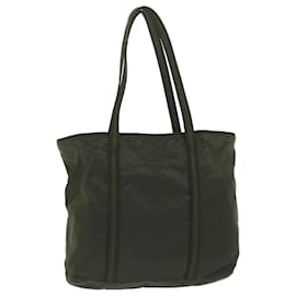 Prada-PRADA Tote Bag Nylon Khaki Auth 59062-Khaki