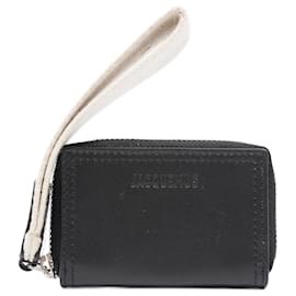 Jacquemus-Jacquemus Le Porte Rectangle Wallet Black Leather-Black