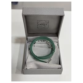 Lalique-Necklaces-Silvery,Dark green