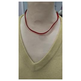 Lalique-Necklaces-Red,Golden