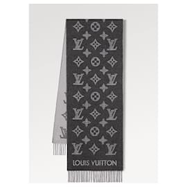 Louis Vuitton-LV MNG Shadow scarf-Grey
