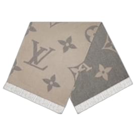 Louis Vuitton-Lenço gigante LV MNG novo-Cinza