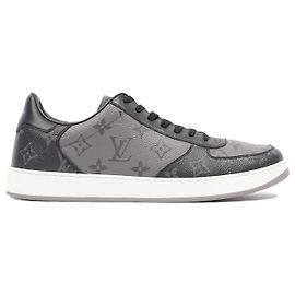 Louis Vuitton Rivoli Low-top Monogram Eclipse Cuir EU 43 UK 9 Gris