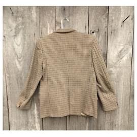 Autre Marque-Vintage John G Hardy tweed jacket size 38-Brown