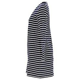 Tommy Hilfiger-Abito con spalla stringata vestibilità regolare da donna Tommy Hilfiger in cotone blu navy-Blu navy