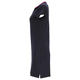 Tommy Hilfiger-Tommy Hilfiger Womens Signature Slim Fit Polo Dress in Navy Blue Cotton-Navy blue