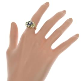 & Other Stories-18K Sapphire Diamond Ring-Golden
