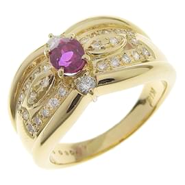 & Other Stories-18K Ruby Diamond Ring-Golden