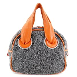 Bottega Veneta-Bolsa de couro-Cinza