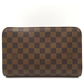 Louis Vuitton-Damier Ebene Pochette Saint Louis N51993-Brown
