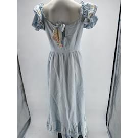 Autre Marque-HELMSTEDT  Dresses T.International S Linen-Blue