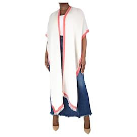 Autre Marque-Cream alpaca and silk-blend shawl scarf-Cream