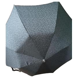 Hermès-Parapluie pliant Pluie de H-Gris anthracite
