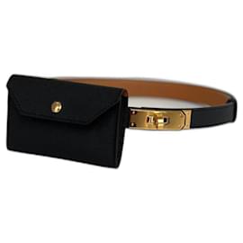 Hermès-Hermès Kelly pocket belt-Black