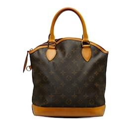 Louis Vuitton-Brown Louis Vuitton Monogram Lockit PM Handbag-Brown