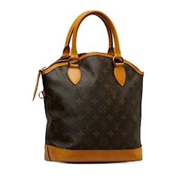 Louis Vuitton-Brown Louis Vuitton Monogram Lockit PM Handbag-Brown