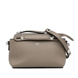 Fendi-Brown Fendi Mini By The Way Satchel-Brown
