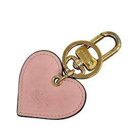 Louis Vuitton-Rosa Louis Vuitton Love Lock Porte Cles Schlüsselanhänger-Pink