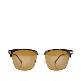 Gucci-Lunettes de soleil teintées marron Gucci Wayfarer-Marron