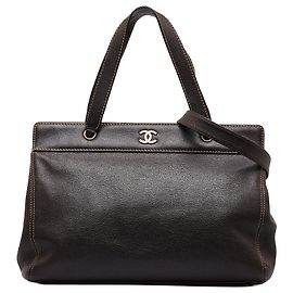 Cartable exécutif marron Chanel Caviar Marron