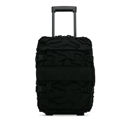 Dior-Black Dior DiorTravel Camouflage Technical Canvas Luggage Bag-Black