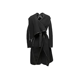Autre Marque-Black Gareth Pugh Wrap Coat Size US S-Black