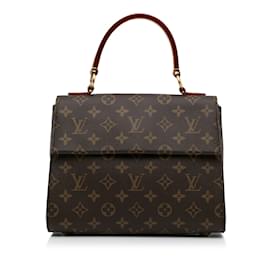 Louis Vuitton-Brown Louis Vuitton Monogram Cluny BB Satchel-Brown