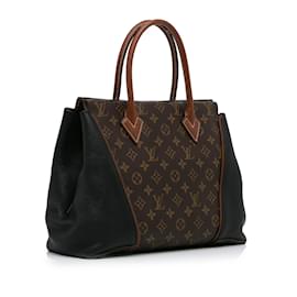 Louis Vuitton-Bolso tote marrón Louis Vuitton con monograma W PM-Castaño