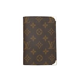 Louis Vuitton-Brown Louis Vuitton Monogram Zip Wallet-Brown
