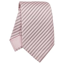 Hermès-Pink Hermes Circuit Cars Silk Necktie-Pink