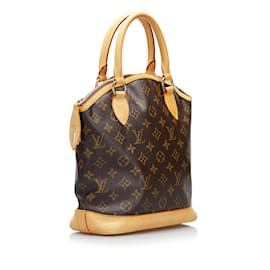 Louis Vuitton-Brown Louis Vuitton Monogram Lockit Vertical PM Handbag-Brown